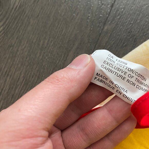 Vintage McDonald's Happy Day Ronald Apron UNUSED McHappy Day - Picture 4 of 6